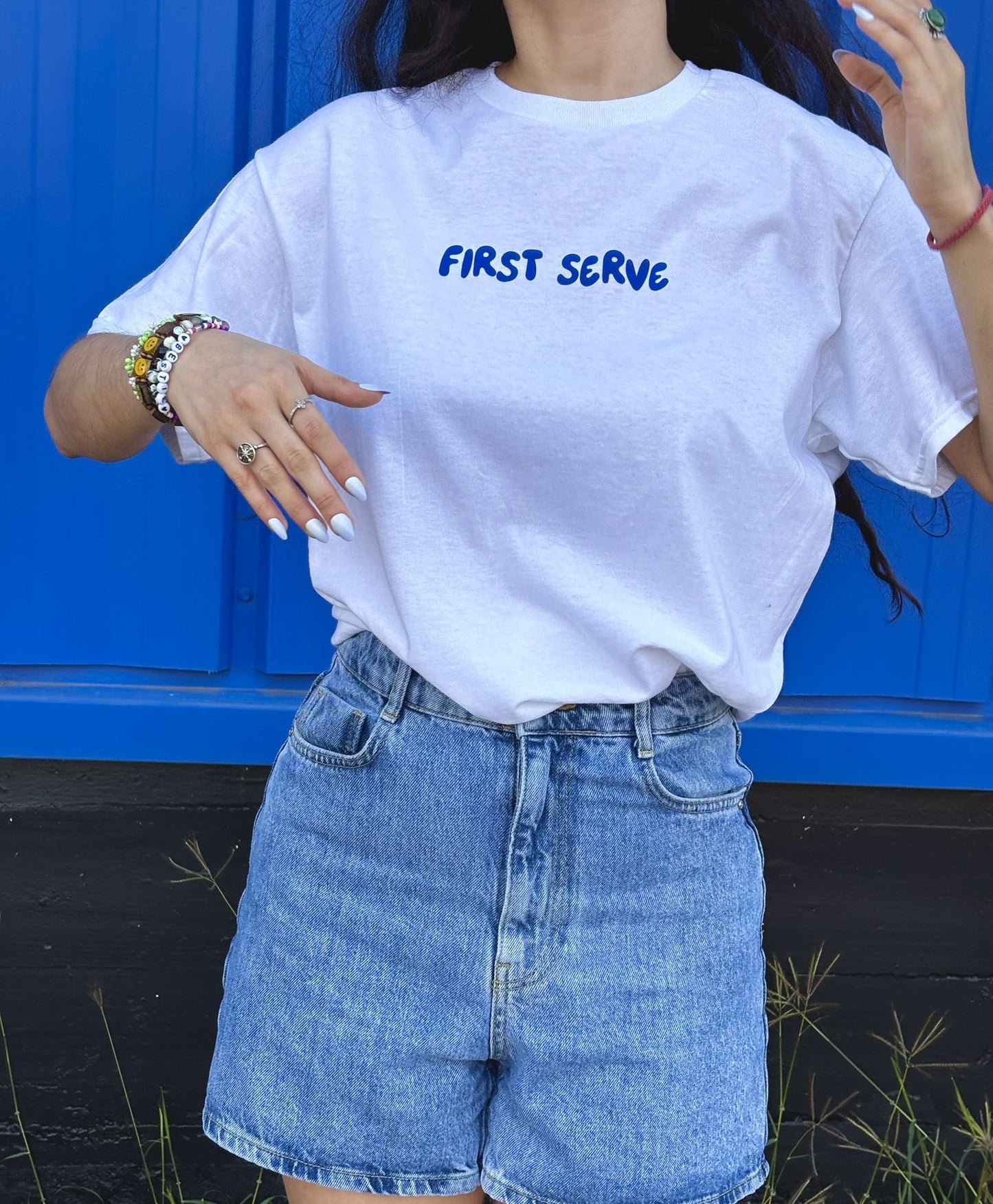 First Serve tee