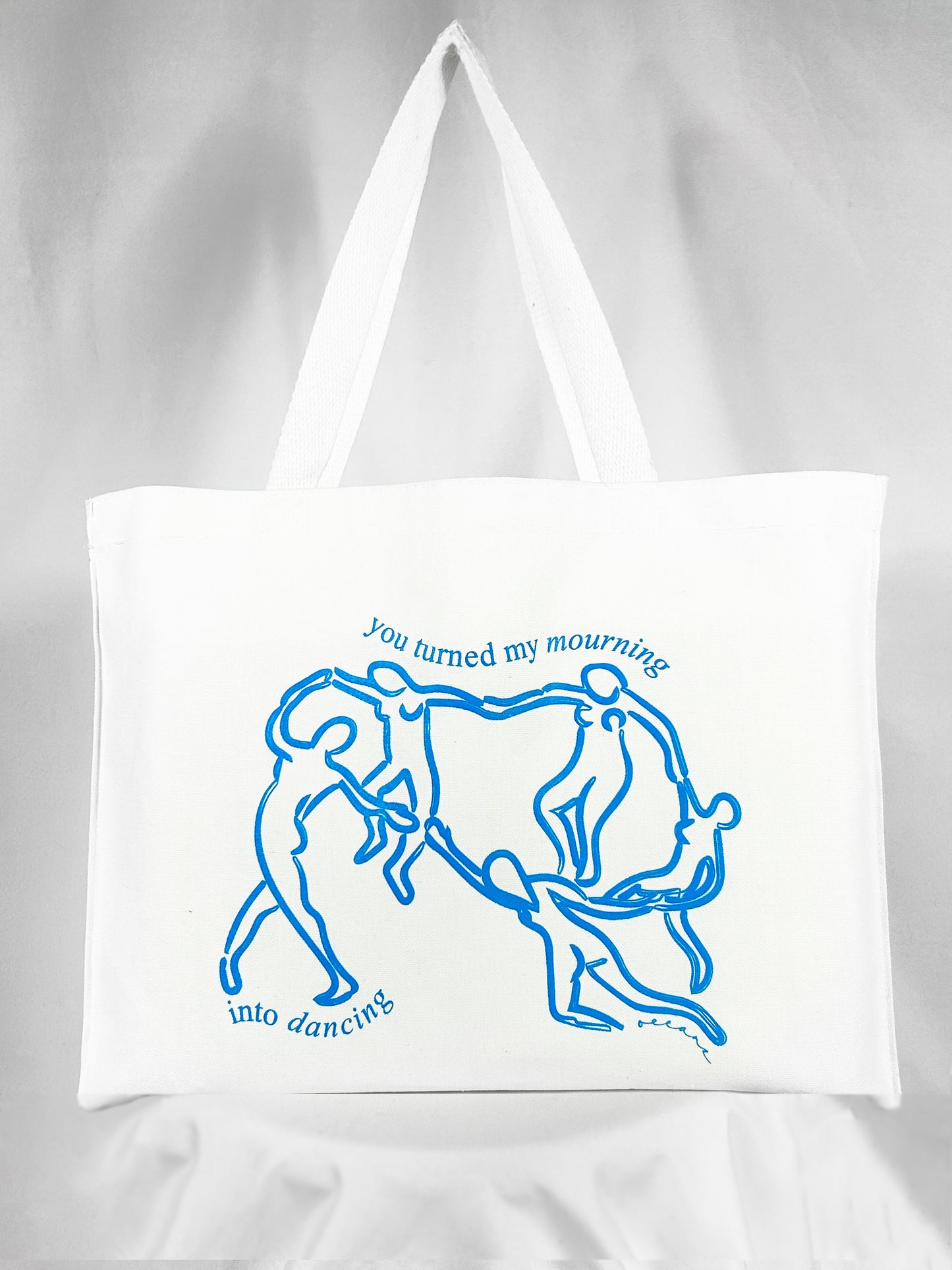 Mourning Into Dancing tote